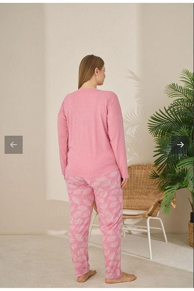 Pijamoni Comfortable to Wear Cut-Out Pink Pajama Set