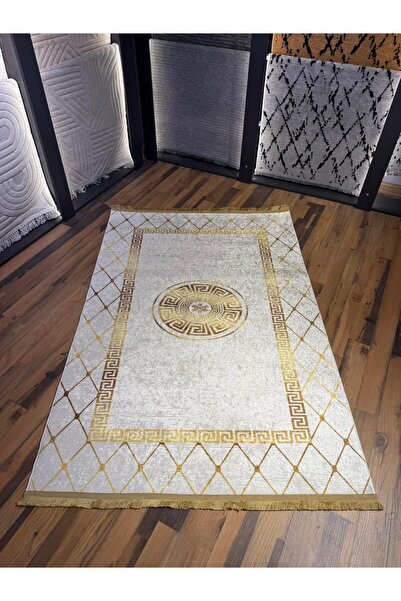 THEMODERNHANE Dijital Baskılı Dekoratif Makinede Yıkanabilir Kaymaz Taban Lek...