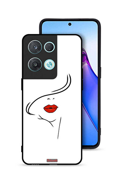 Tolwak غطاء حماية Oppo Reno8 Pro 5G برسومات وجه فتاة