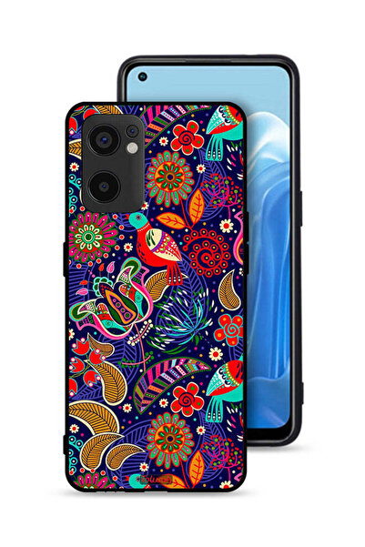 Tolwak غطاء حماية لهاتف Oppo Reno7 SE 5G بنقشة طيور وزهور