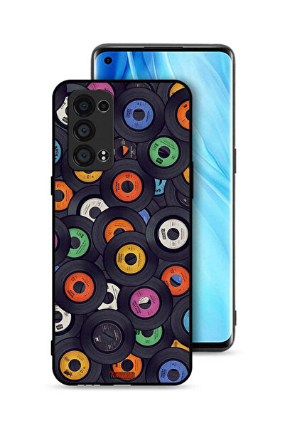 Tolwak غطاء حماية لهاتف Oppo Reno6 Pro Plus 5G بنقشة أقراص مضغوطة