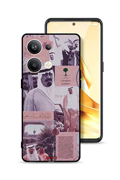 Tolwak غطاء حماية لهاتف أوبو رينو 9 برو بلس 5G، ملصق الملك عبدالله العتيق