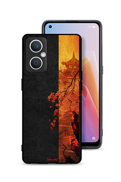 Tolwak جراب حماية لهاتف Oppo A96 5G (الصين) بألوان الخريف الفنية