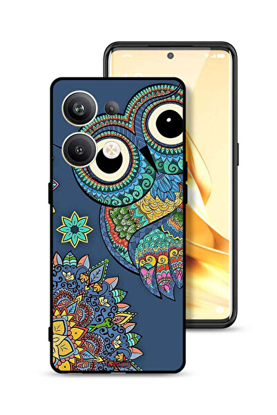 Tolwak غطاء حماية لهاتف Oppo Reno9 Pro Plus 5G بتصميم بومة زهرية