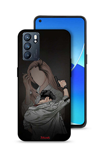 Tolwak غطاء حماية Oppo Reno6 5G عصابة الزوجين