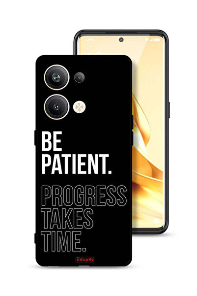 Tolwak غطاء حماية لهاتف Oppo Reno9 Pro Plus 5G - كن صبورًا، فالتقدم يستغرق وقتًا