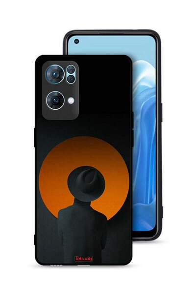 Tolwak Oppo Reno7 Pro 5G Protective Case Cover Hat Boy Art