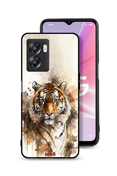 Tolwak غطاء حماية لهاتف Oppo A57 5G بنقشة الفهد التجريدي