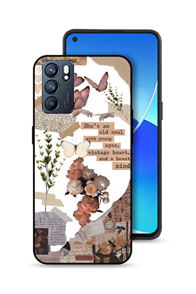 Tolwak Oppo Reno6 5G Protective Case Cover She Is An Old Soul
