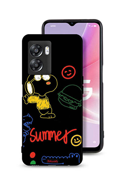 Tolwak غطاء حماية لهاتف OnePlus Nord N300 بملصق صيفي