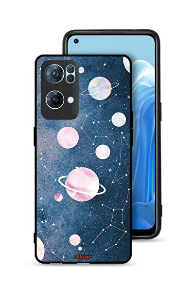 Tolwak Oppo Reno7 Pro 5G Protective Case Cover Space Art