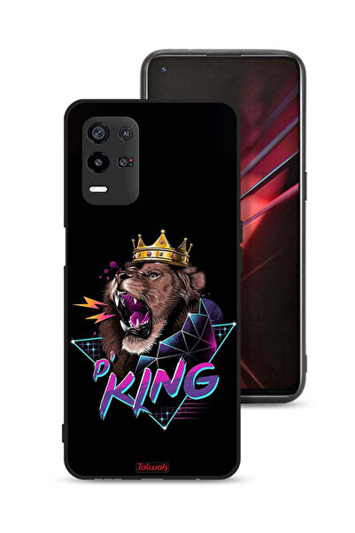 Tolwak غطاء حماية Oppo K9x برسومات الأسد الملك