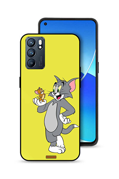 Tolwak غطاء حماية لهاتف Oppo Reno6 5G بتصميم توم وجيري