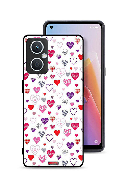 Tolwak غطاء حماية لهاتف Oppo A96 5G (الصين) بتصميم قلوب
