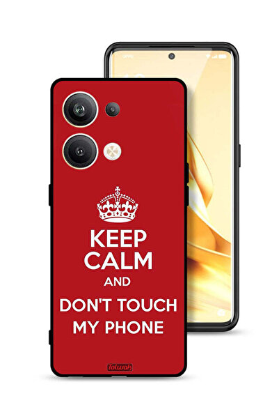 Tolwak Oppo Reno9 Pro Plus 5G Protective Case Cover Keep Calm And Dont Touch ...