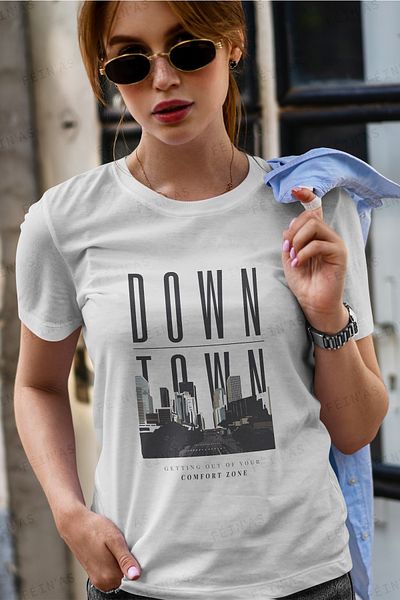 feinas Γυναικείο Tshirt - Down Town
