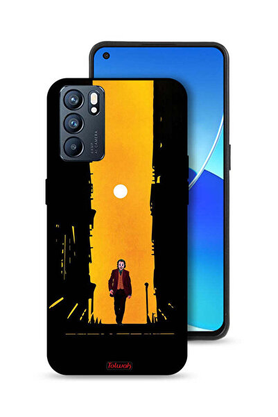 Tolwak غطاء حماية لهاتف Oppo Reno6 5G بتصميم جوكر، عمل فني رقمي تجريدي