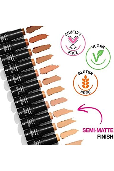 WET N WİLD Photo Focus Matte Foundation Stick Makeup, Classic Ivory | Vegan & Cruelty-Free