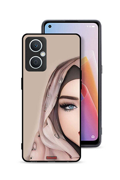 Tolwak جراب حماية Oppo A96 5G (الصين) برسومات فتاة نصف وجه