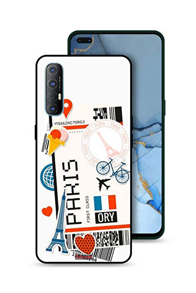 Tolwak غطاء حماية لهاتف Oppo Reno3 Pro 4G - ملصق باريسي