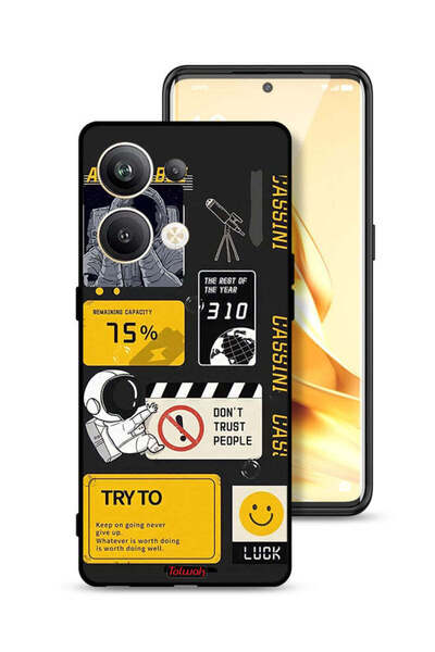 Tolwak غطاء حماية لهاتف Oppo Reno9 Pro Plus 5G بتصميم رائد فضاء