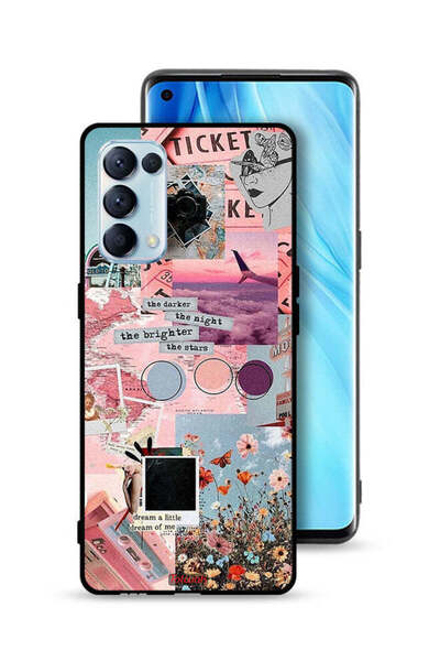 Tolwak غطاء حماية لهاتف Oppo Reno5 Pro 5G كلما أظلم الليل، كلما زادت النجوم س...