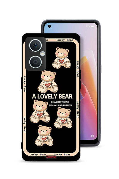 Tolwak غطاء حماية لهاتف Oppo A96 5G (الصين) - دب جميل