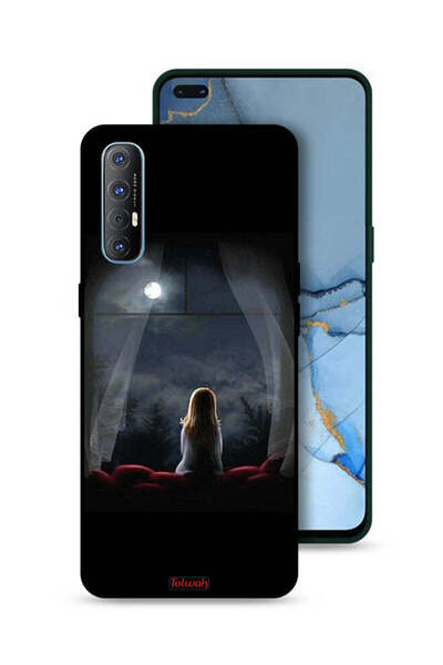 Tolwak غطاء حماية لهاتف Oppo Reno3 Pro 4G - خيالات ليلية