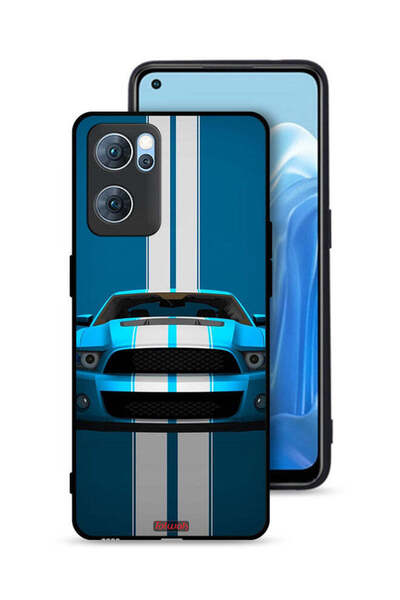 Tolwak Oppo Reno7 5G Protective Case Cover Car Abstract Art