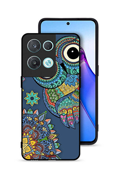 Tolwak غطاء حماية لهاتف Oppo Reno8 Pro 5G بتصميم بومة زهرية