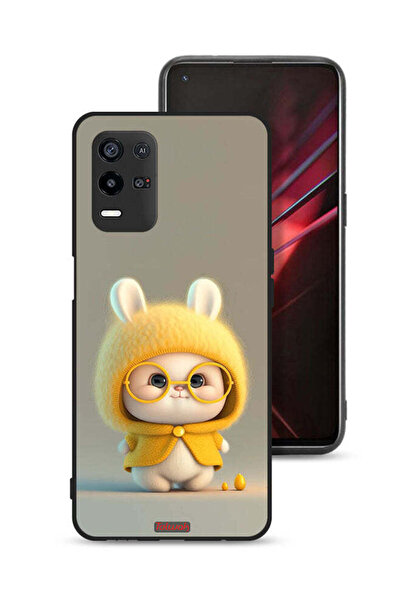 Tolwak غطاء حماية لهاتف Oppo K9x - أرنب صغير