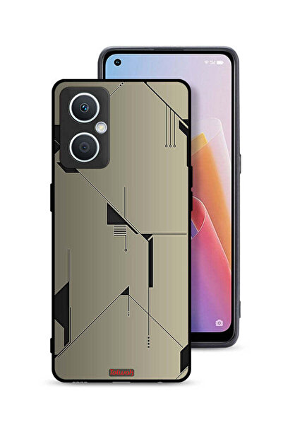 Tolwak غطاء حماية لهاتف Oppo A96 5G (الصين) بتصميم تجريدي بسيط للفن الرقمي