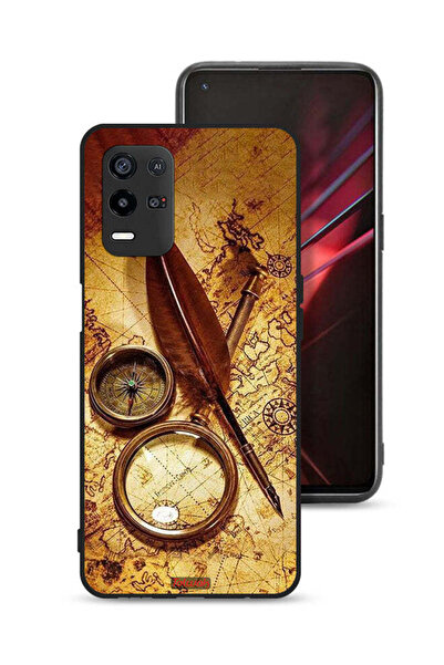 Tolwak غطاء حماية لهاتف Oppo K9x - بوصلة عتيقة