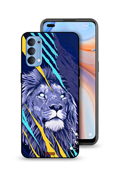 Tolwak غطاء حماية لهاتف Oppo Reno4 4G الأسد الملك