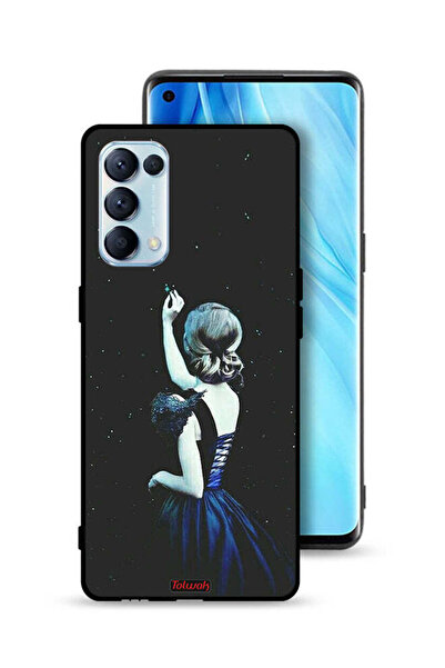 Tolwak Oppo Reno5 Pro 5G Protective Case Cover Touching Star