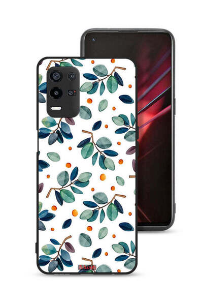 Tolwak غطاء حماية لهاتف Oppo K9x بأوراق الشجر