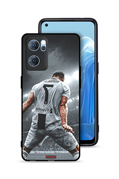 Tolwak غطاء حماية لهاتف Oppo Reno7 5G بطبعة احتفال كريستيانو رونالدو