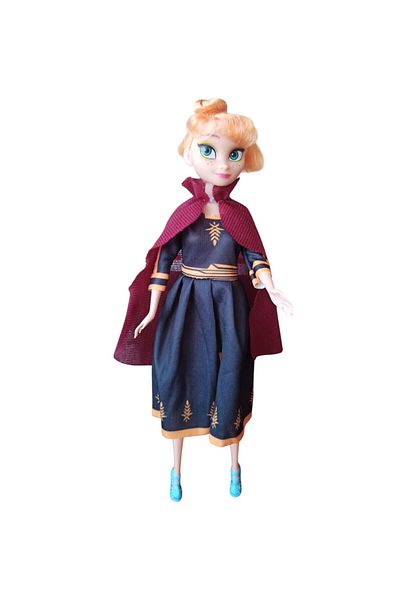 PopŞeker Frozen Anna and Elsa Doll Set - 2 Large, 2 Small