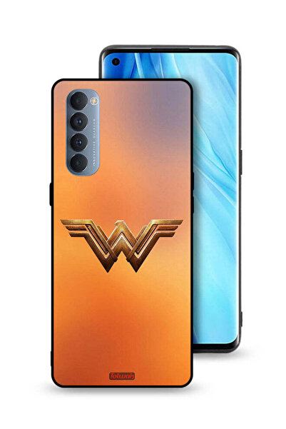 Tolwak غطاء حماية لهاتف Oppo Reno4 Pro 4G بشعار Wonder Women