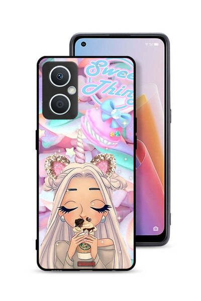 Tolwak غطاء حماية لهاتف Oppo A96 5G (الصين) بتصميم Sweet Thing