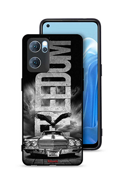 Tolwak Oppo Reno7 5G Protective Case Cover Freedom Art