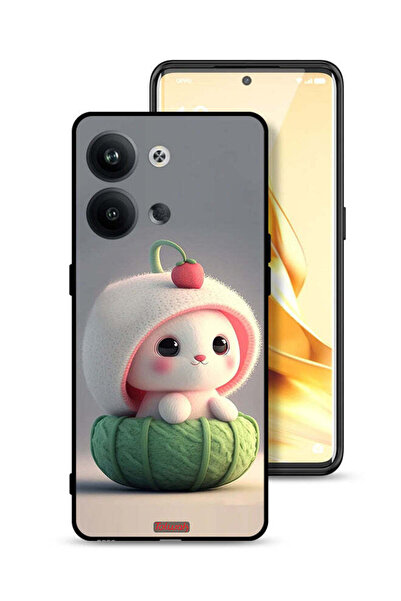 Tolwak غطاء حماية لهاتف Oppo Reno9 5G - أرنب صغير لطيف