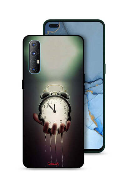 Tolwak غطاء حماية لهاتف Oppo Reno3 Pro 4G على شكل ساعة