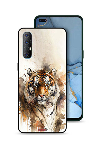 Tolwak غطاء حماية لهاتف Oppo Reno3 Pro 4G بنقشة الفهد التجريدي