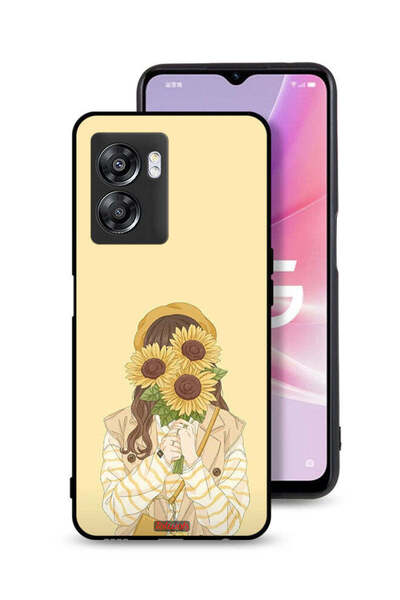 Tolwak غطاء حماية لهاتف Oppo A57 5G بنقشة عباد الشمس