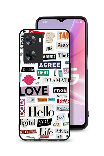 Tolwak غطاء حماية لهاتف Oppo A57s مع ملصقات اقتباسات قصيرة
