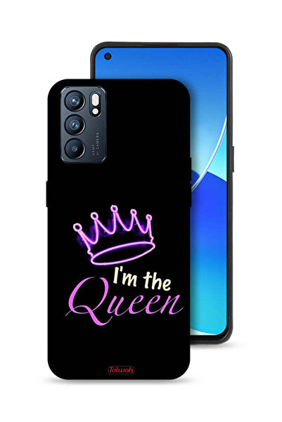 Tolwak غطاء حماية لهاتف Oppo Reno6 5G أنا الملكة