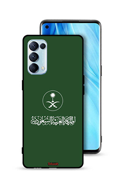 Tolwak غطاء حماية لهاتف Oppo Reno5 Pro 5G بشعار المملكة العربية السعودية