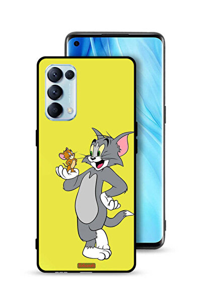 Tolwak غطاء حماية لهاتف Oppo Reno5 Pro 5G بتصميم توم وجيري