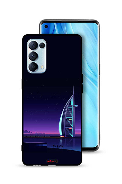 Tolwak غطاء حماية لهاتف Oppo Reno5 Pro 5G - فن برج العرب الرقمي